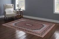Tapis d'appoint Emerald Duluth marine & sarcelle de 3 pi 3 po x 5 pi