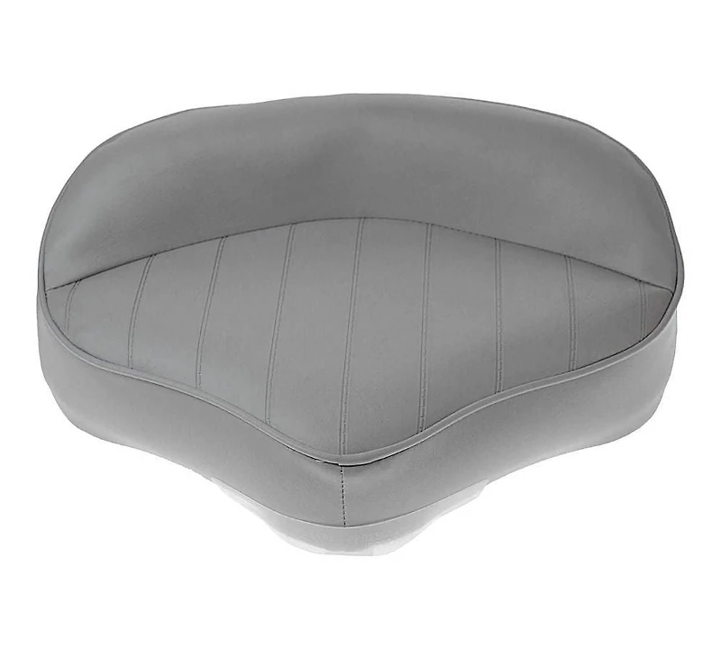Blue Dog Marine Pro Pedestal Casting Seat (Gray), 15"(W) x 12"(D) x 6"(H) Cast Seat, Standard 4-Bolt Mounting Casting Deck Seat