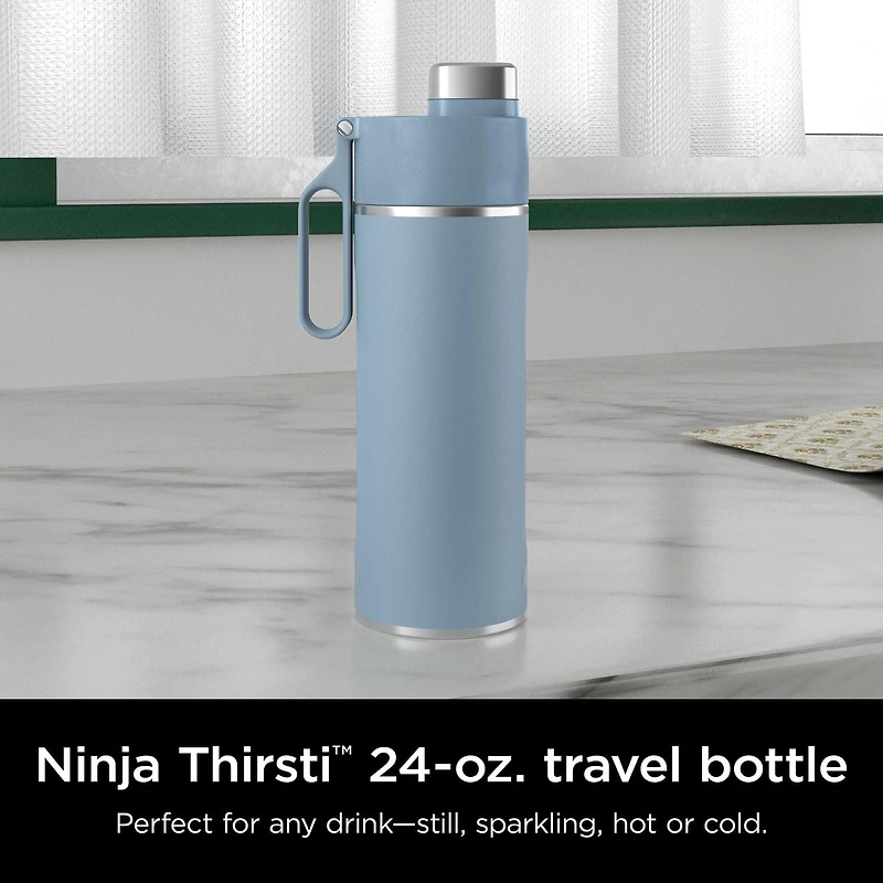 Ninja Thirsti 24oz. Travel Bottle, Blue