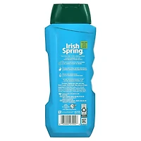 Irish Spring Ultimate Wake Up Tea Tree Face & Body Wash for men, Moisturizing body wash washes away bacteria - 18 fluid ounce (532mL).