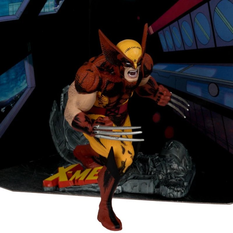 Wolverine (X-Men #1) Posed Figure w/Scene