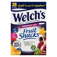 Welch's® Collations aux Fruits Superfruits 28 Sachets