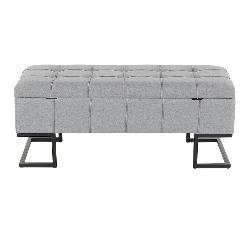Midas Contemporary Storage Bench by LumiSource