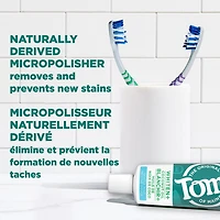 Tom’s of Maine Dentifrice sans Fluorure plus Blanchissant à l’Huile de Coco, Dentifrice Naturel, sans Causer de Sensibilité, Menthe Douce, 113 g