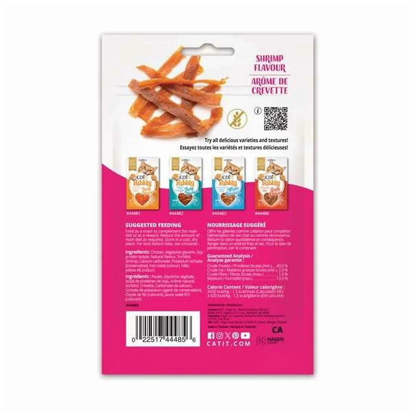 Grillades Catit Nibbly Grills, Poulet et arôme de crevettes pour chats, 30 G