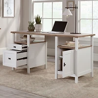 Sauder Cottage Road Desk, White, 430056