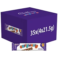 Cadbury Curly Wurly Chewy Caramel Chocolate Bars 4 Pack (86g)