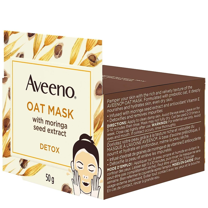 Aveeno Detoxifie Masque à l'avoine, 50 g