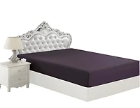 Marina Decoration Ultra Soft Silky Deep Pocket Solid Rayon from Bamboo All Season Bedding Solid Bamboo Fitted Sheet