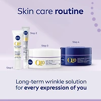 NIVEA Q10 Anti-Wrinkle Fragrance Free Soothing Day Cream, Anti-wrinkle face cream for sensitive skin, 50 mL jar