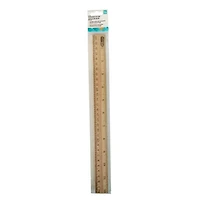 Règles en bois Pen + GEAR, 12 pouces (30 cm) – Emballées dans un sachet plastique imprimé | Qualité éducative