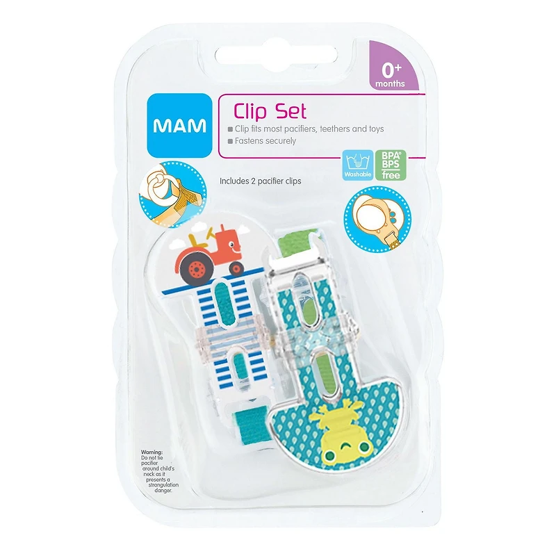 Attaches-Sucettes MAM (2 PK)