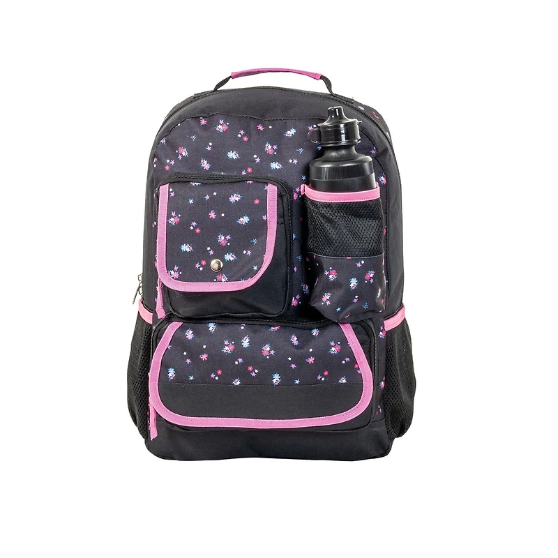Jetstream Ensemble de sac à dos trois pièces Sac à dos pour l'école, bouteille d'eau et étui