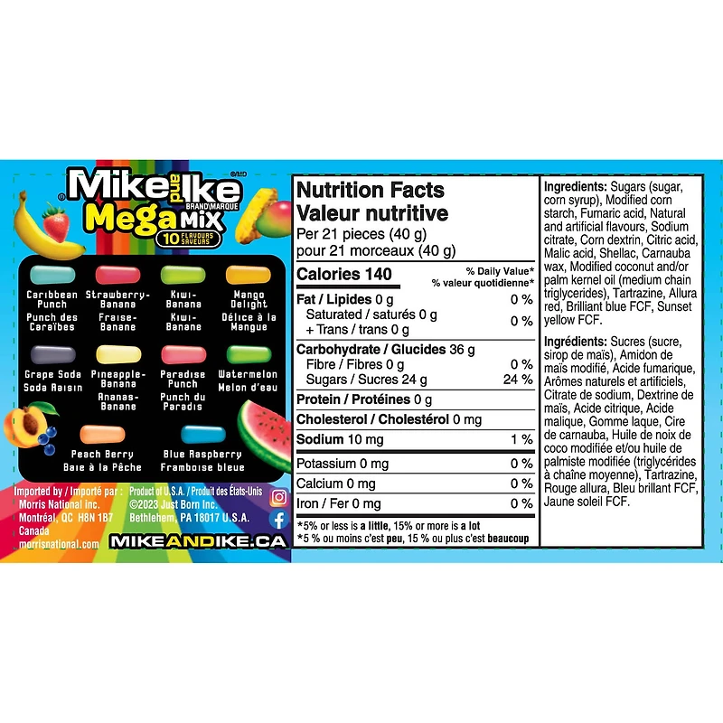 Bonbons a macher Mike and Ike Mega Mix Bonbons a macher Mike and Ike Mega Mix
