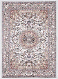Emerald Barton Cream & Rust 6'7" x 9'7" Area Rug