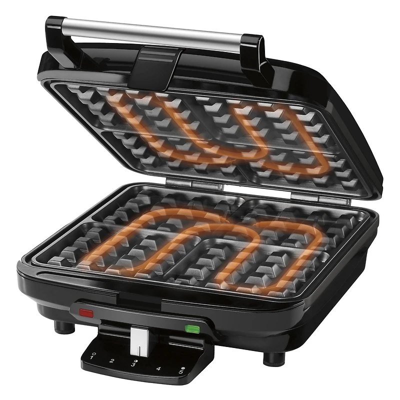 Cuisinart gaufrier belge à 4 moules - WAF-150EC