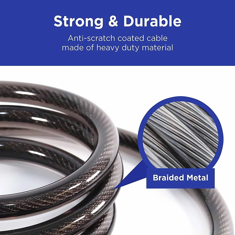 Spiral Cable Bike Lock