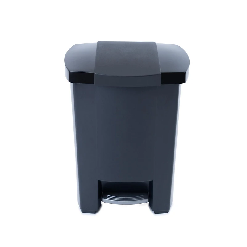 Mistral® 30L  Step on Garbage Can Black, 30 litre capacity