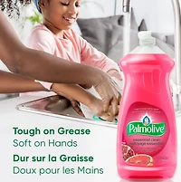 Palmolive Essential Clean Savon à Vaisselle Liquide, Détergent à Vaisselle Parfumé au Pamplemousse et à la Grenade, Bouteille de 828 ml