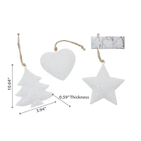 Arbre De Coeur D'Étoile D'Ornement En Bois