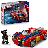 LEGO Marvel La Voiture de Spider-Man contre Wolverine Venomisé 76336