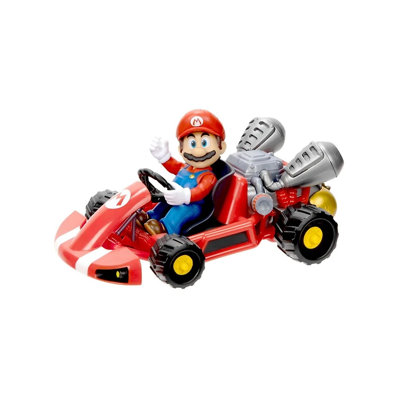 The Super Mario Bros. Movie – 2.5” Figure with Pull Back Racer – Mario