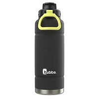 bubba Trailblazer Stainless Steel Water Bottle with Straw Lid, 40 oz (1.18 L), Vacuum-Insulated, Straw Lid, Licorice, 1 Pack