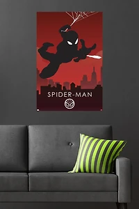 Marvel Heroic Silhouette - Spider-Man Wall Poster, 22.375" x 34"