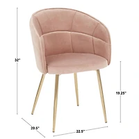 Lindsey Glam Chair by LumiSource