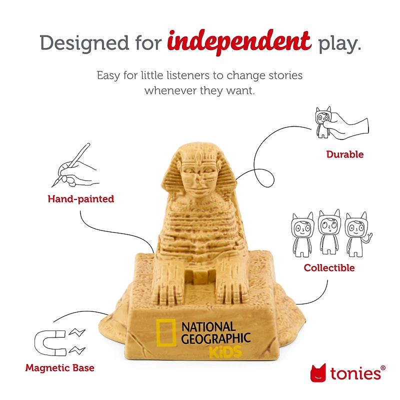 tonies National Geographic Kids: Ancient Egypt Audio Play Figurine