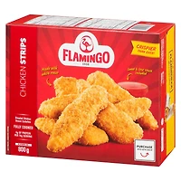 DISCONTINUE Lanières de poulet panées Flamingo avec sauce aigre-douce, entièrement cuites