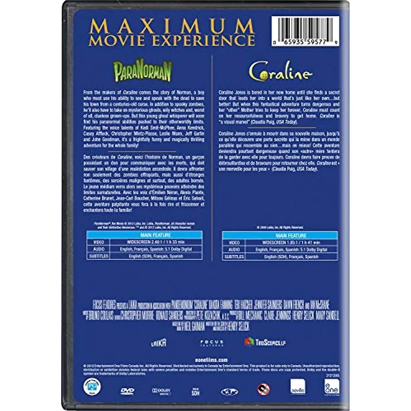 ParaNorman / Coraline (Bilingual)