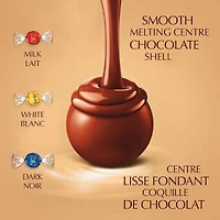 Lindt LINDOR Assorted Chocolate Truffles, 240-Gram Bag, 240g Large Bag