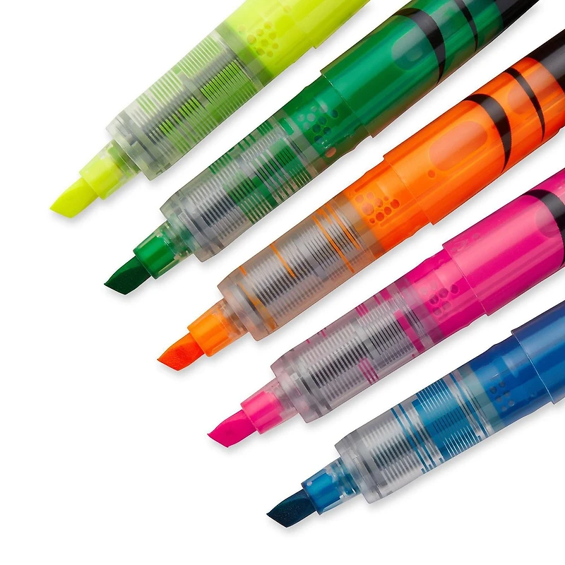 Surligneurs liquides Sharpie, pointe biseautée, couleurs assorties