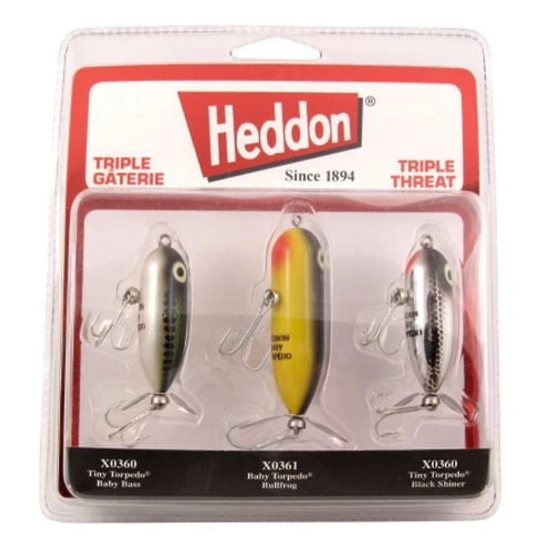 Heddon Menace Triple Appâts Durs