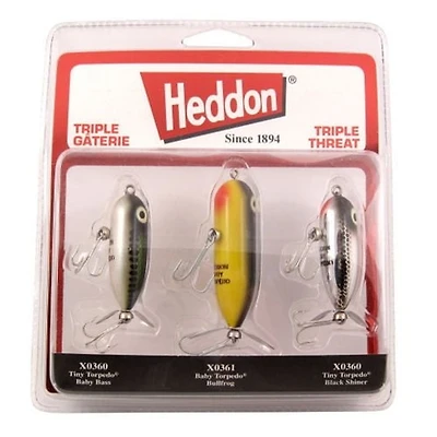 Heddon Menace Triple Appâts Durs
