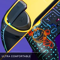 Manette sans fil améliorée PowerA pour Nintendo Switch avec Lumectra - Arcade néon PAC-MAN™