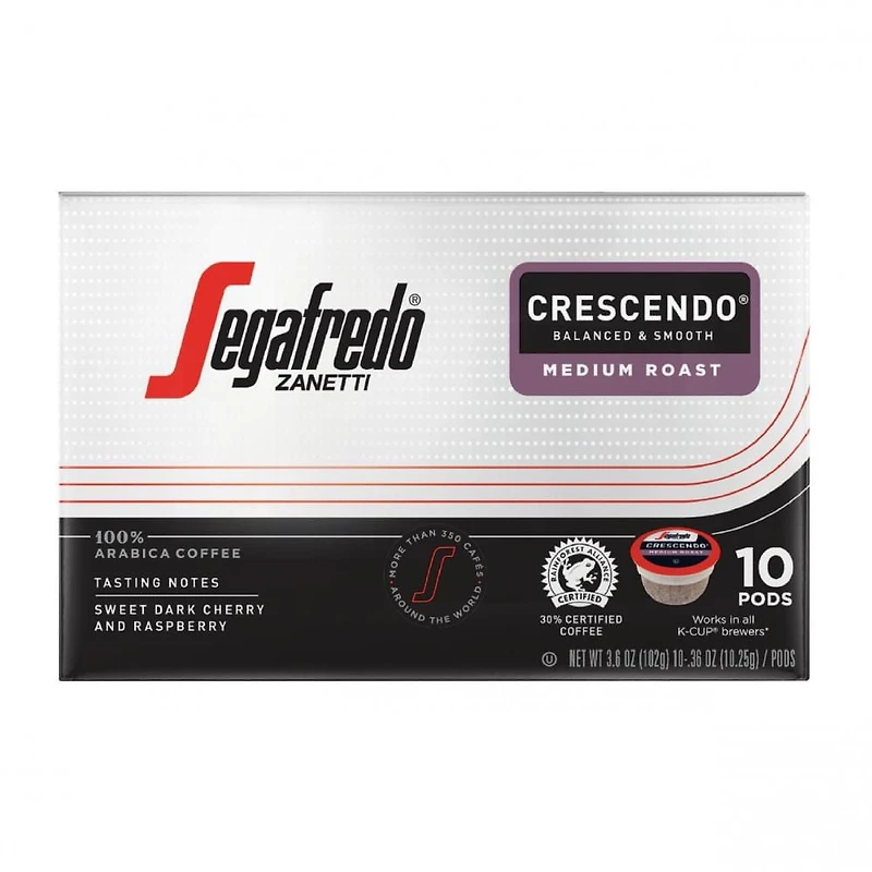 Segafredo Zanetti® Single Serve Crescendo® Medium Roast 10 ct.