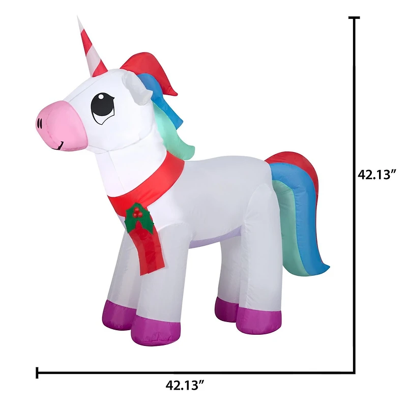 3.5FT UNICORN INFLAT