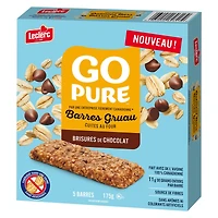 Barre Gruau Cuites Brisures Chocolat Go Pure 5 barres / 175g