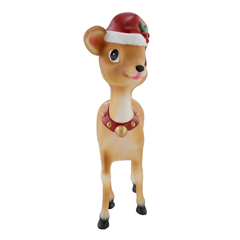 24In blow mold Reindeer, Christmas Outdoor Decoration with LED illumination, by Holiday Time