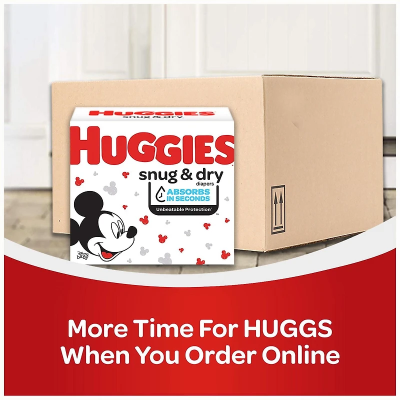 Couches HUGGIES Snug & Dry, Emballage Giga