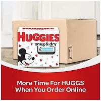 Couches HUGGIES Snug & Dry, Emballage Giga