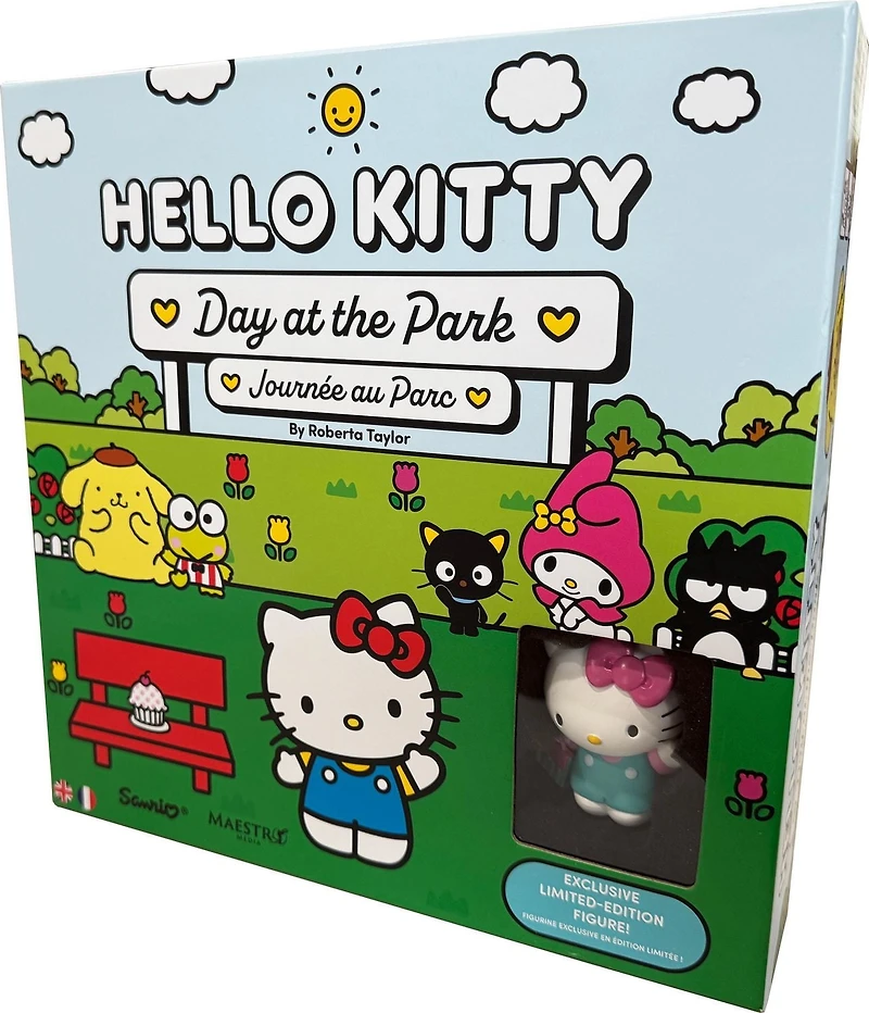 Asmodee - Maestro Media - Édition Exclusif - Hello Kitty: Day at The Park - Hello Kitty et ses Amis - Jeu Amusant en Famille - De 2 à 4 Joueurs - À partir de 8 ans - Anglais Hello Kitty: Un jeu d'aventure au parc!