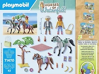 Playmobil Horseback riding trip to the beach, Horses of Waterfall