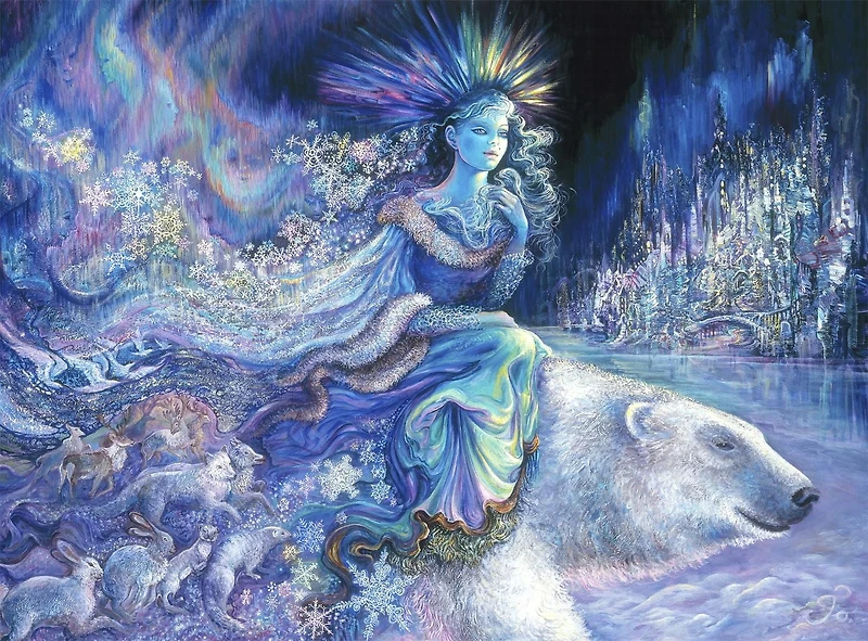 Buffalo Games - Le puzzle Josephine Wall - Polar Princess - en 1000 pièces
