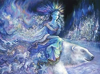 Buffalo Games - Le puzzle Josephine Wall - Polar Princess - en 1000 pièces