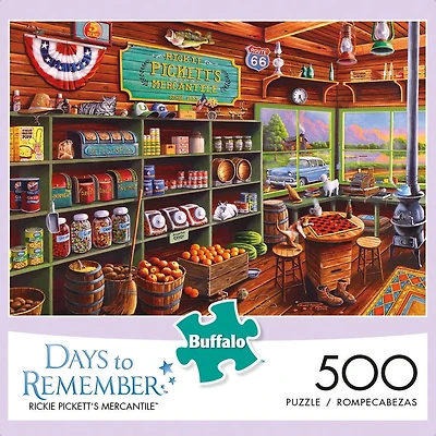 Buffalo Games Days to Remember Le puzzle Rickie Pickett's Mercantile en 500 pièces