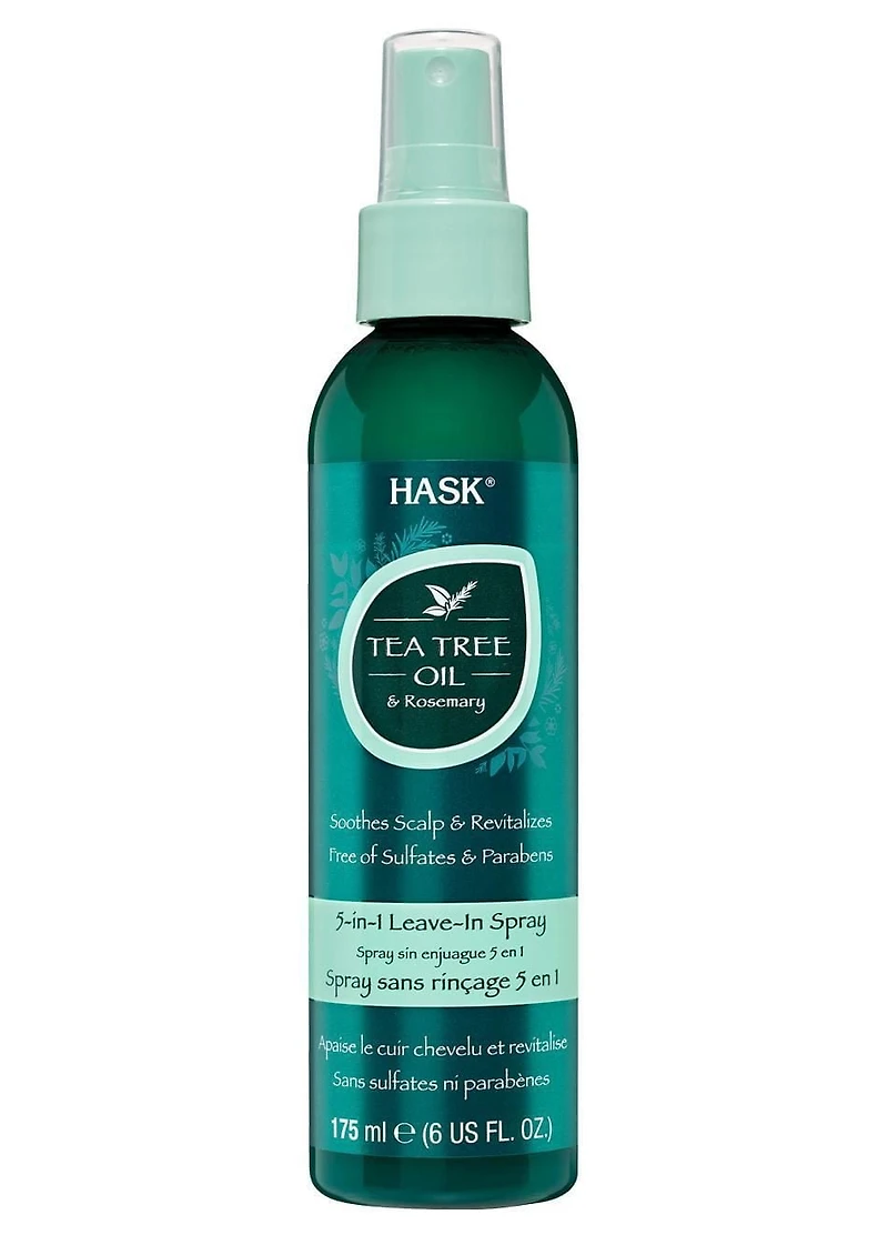 Hask Tea Tree Oil & Rosemary Invigorating 5-in-1 Leave-In Spray