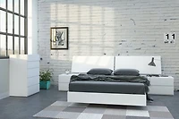 Commode 5 tiroirs Paris de Nexera, blanc